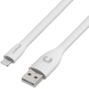Comsol Lightning to USB Cable Silicone 25cm White