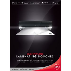 GBC Laminating Pouch A3 80 Micron Gloss 100 Pack