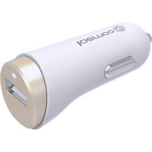 Comsol 2.4A Single Port Car Charger Gold