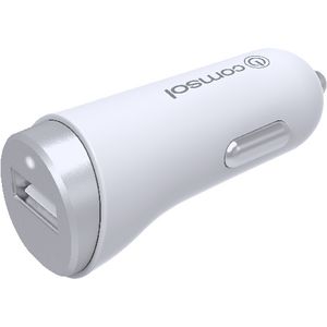 Comsol 2.4A Single Port Car Charger Silver