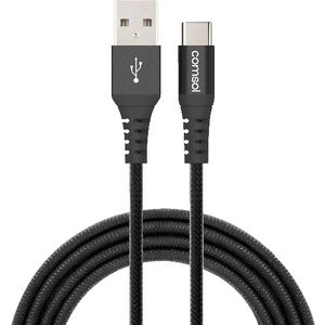 Comsol Premium Male USB Type-A to USB Type-C Cable 1.2m Black