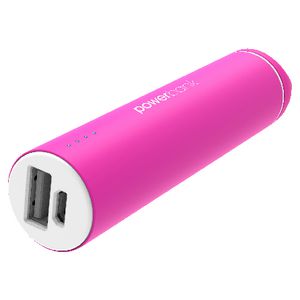 2200mAh Colourful Powerbank Pink