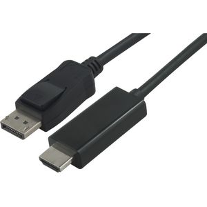 Comsol Male to Male DisplayPort to HDMI AV Cable 2m