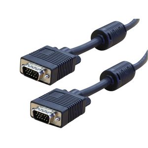 Comsol 15 Pin Male to 15 Pin Male VGA Monitor Cable 10m