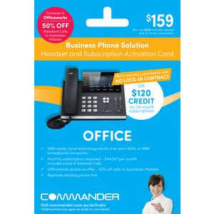 Commander Office Business Phone Card T46G
