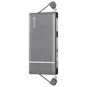 Comsol 10000mAh Integrated Powerbank Grey