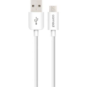 Comsol Micro USB Charge and Sync Cable 2m White