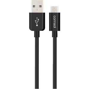 Comsol Micro USB Charge and Sync Cable 3m Black