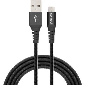 Comsol Premium Micro USB Charge and Sync Cable 1.2m Black
