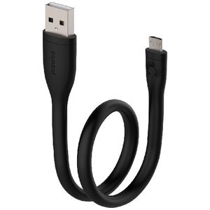 Comsol Micro USB Cable Silicone 25cm Black