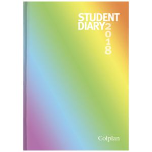 Collins Debden A5 Colplan Student WTV Diary Rainbow