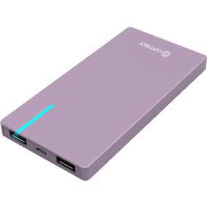 Comsol 6000mAh Slim Dual Port Powerbank Lilac