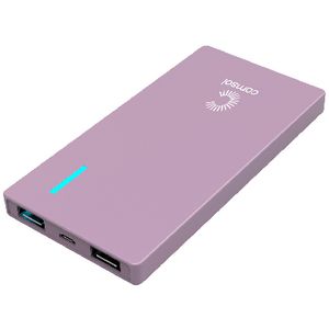 Comsol 6000mAh Slim Dual Port Powerbank Lilac