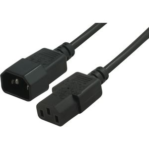 Comsol Male IEC-C14 to Female IEC-C13 Power Cable 2m