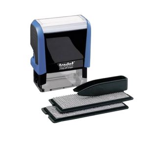 Trodat Personalised DIY Stamp 4 Lines 3mm and 4mm Typo Set