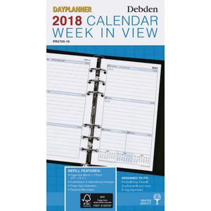 Collins Debden 2018 Weekly Personal Edition Planner