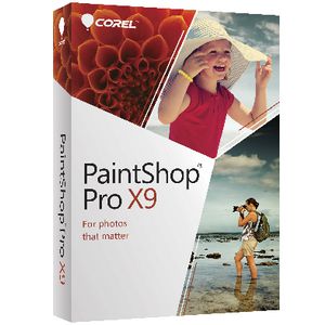 Corel PaintShop Pro X9 Windows Box