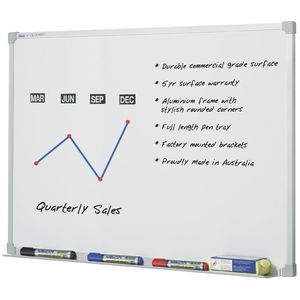 Penrite Premium Magnetic Whiteboard 2400 x 1200mm