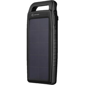 Comsol Dual Port Solar Charging Powerbank Black