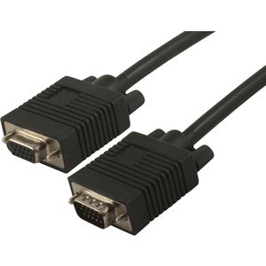 Comsol Male to Female 15 Pin VGA Monitor Extension Cable 2m