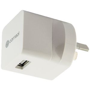 Comsol Single Port USB Wall Charger 1A White