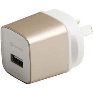 Comsol Single Port USB Wall Charger 2.4A Gold