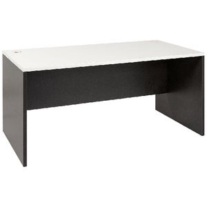 Velocity 1500mm Desk White and Ironstone