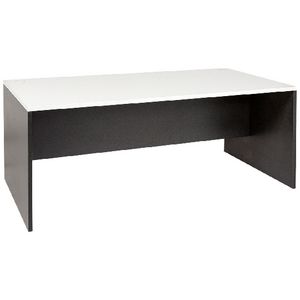 Velocity 1800mm Desk White and Ironstone