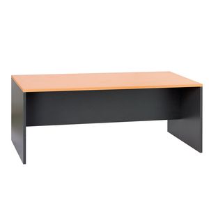 Velocity Desk 1800mm Golden Beech and Ironstone Grey