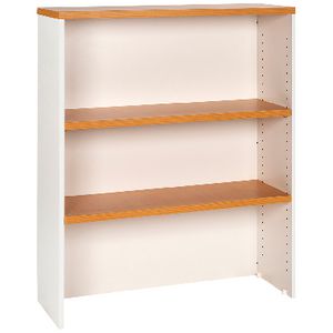 Velocity 900mm Hutch Golden Beech and White
