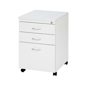 Velocity 3 Drawer Pedestal Grey