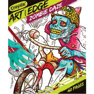 Crayola Art with Edge Colouring Book 40 Page Zombie Daze