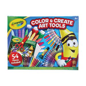 Crayola Colour & Create Art Tools Box 54 Piece