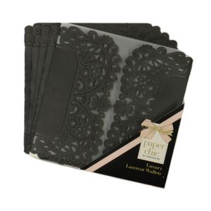 Paper Chic Square Lace Wallets Black