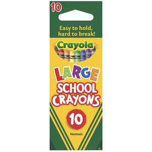 Crayola Large School Crayons 10 Pack