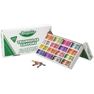 Crayola Triangular Crayon 256 Classpack