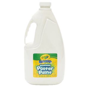 Crayola Washable Poster Paint White 2L
