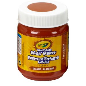 Crayola Washable Classic Kids' Paint 59mL Mahogany