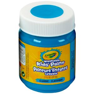 Crayola Washable Classic Kids' Paint 59mL Turquoise Surf