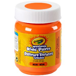 Crayola Washable Classic Kids' Paint 59mL Atomic Tangerine