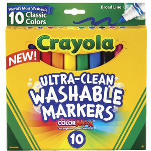 Crayola Ultra Clean Markers 10 Pack