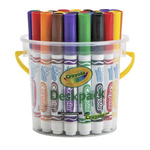 Crayola Classic Washable Marker 32 Deskpack