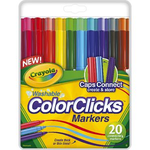 Crayola Washable ColorClicks Markers 20 Pack