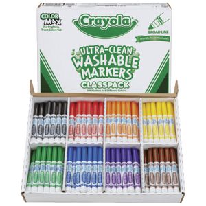 Crayola Classic Washable Marker 200 Classpack
