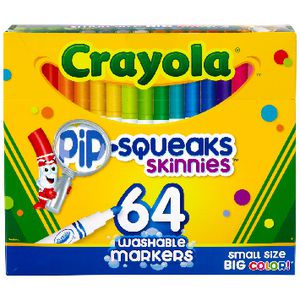 Crayola Pip-Squeaks Skinnies Markers 64 Pack