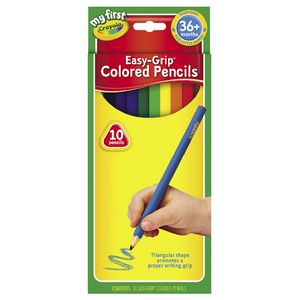 Crayola My First Easy-Grip Coloured Pencils 10 Pack.