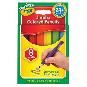 Crayola My First Jumbo Coloured Pencils 8 Pack