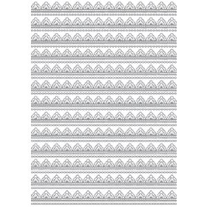 Paper Chic A4 Armour Eclat Glitter Paper Silver 5 Pack