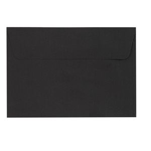 Paper Chic C6 Linen Envelopes Ebony 10 Pack