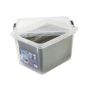 Creation Plastics 40 L File Store n Stack Clear